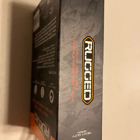 Braided micro usb cable. Rugged. 10ft by ihip - Picture 4 of 7